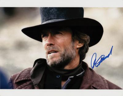 Lot #750 Clint Eastwood Signed Photograph