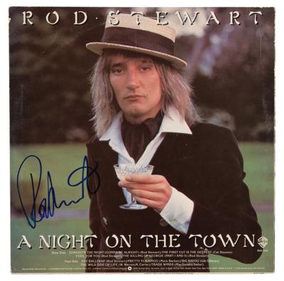 Lot #669 Rod Stewart Signed Album