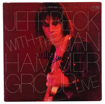 Lot #620 Jeff Beck Signed Album