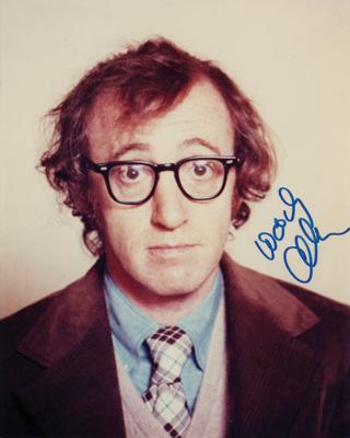Lot #710 Woody Allen Signed Photograph - Image 1