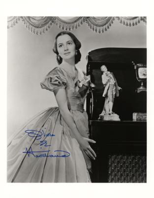 Lot #743 Gone With the Wind: Olivia de Havilland Signed Photograph - Image 1