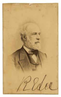 Lot #348 Robert E. Lee Signed Photograph - Image 1