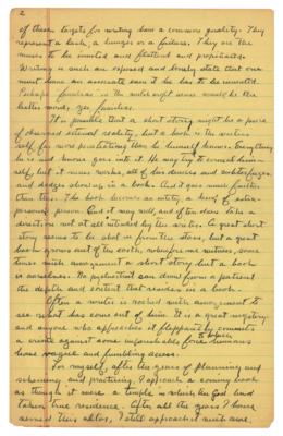 Lot #499 John Steinbeck Archive with Incredible Handwritten Letter on Writing - Image 3