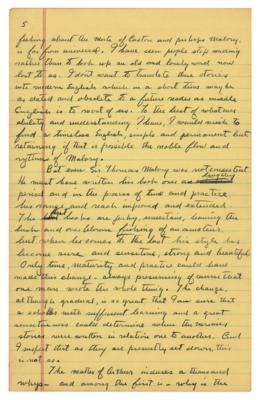 Lot #499 John Steinbeck Archive with Incredible Handwritten Letter on Writing - Image 6