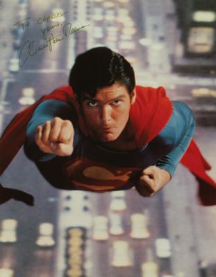 Lot #839 Christopher Reeve Signed Photograph