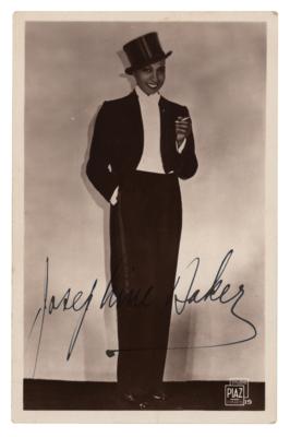 Lot #717 Josephine Baker Signed Photograph