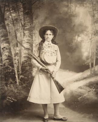 Lot #192 Annie Oakley Signed Photograph