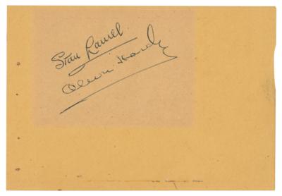 Lot #790 Laurel and Hardy Signatures