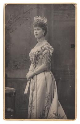 Lot #305 Mary of Teck Signed Photograph