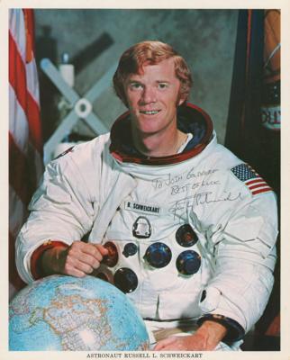 Lot #388 Apollo 9: McDivitt and Schweickart (2) Signed Photographs - Image 2