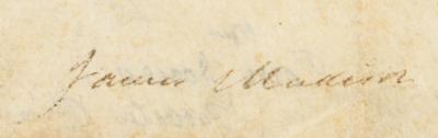 Lot #1 Thomas Jefferson and James Madison Document Signed - Image 2