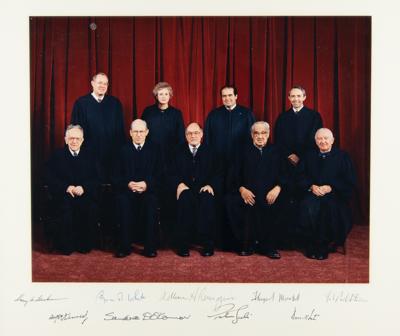 Lot #114 Rehnquist Court Oversized Signed Photograph - Image 1
