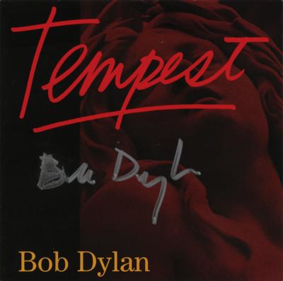 Lot #578 Bob Dylan Signed CD Booklet