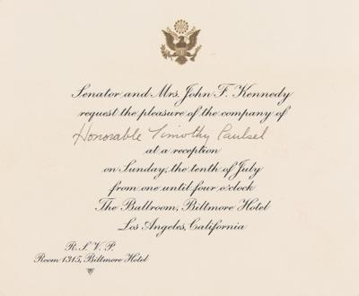 Lot #87 John F. Kennedy: 1960 DNC Ephemera - Image 2