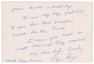 Lot #49 George Bush Autograph Letter Signed - Image 2