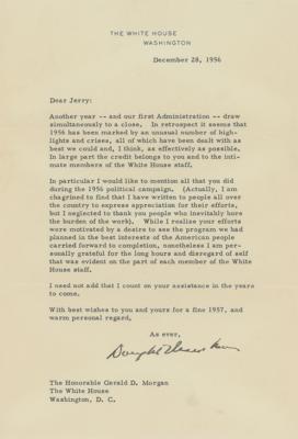 Lot #33 Dwight D. Eisenhower Typed Letter Signed as President - Image 1
