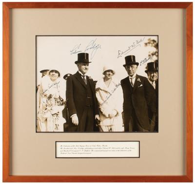 Lot #28 Calvin and Grace Coolidge Signed Photograph - Image 2