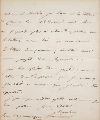 Lot #353 Joachim Murat Autograph Letter Signed - Image 1