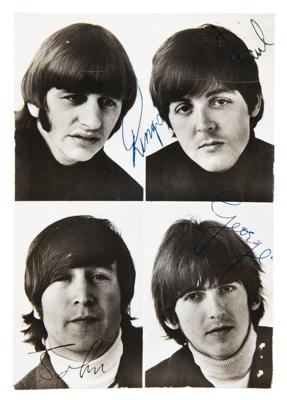Lot #568 Beatles Signatures (Shea Stadium 1965) - Image 2