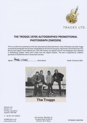 Lot #673 The Troggs Signed Photograph - Image 2