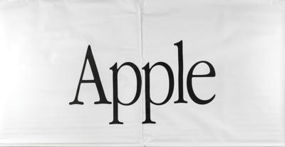 Lot #8035 Original Apple 'Bondi Blue' iMac Vinyl Banner - Image 2