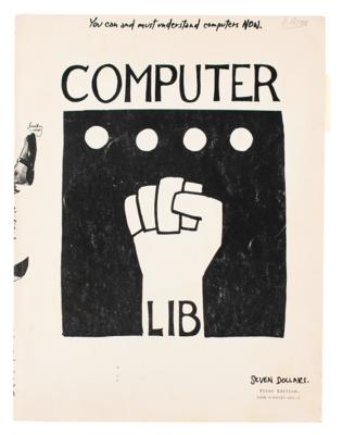 Lot #8041 Ted Nelson: Computer Lib/Dream Machines (First Edition) - Image 3