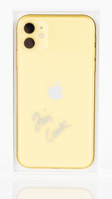 Lot #8037 Tim Cook Signed Apple iPhone 11