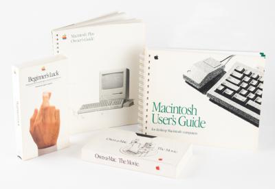 Lot #8032 Apple Computer VHS Tapes and Manuals (1987-1991) - Image 1