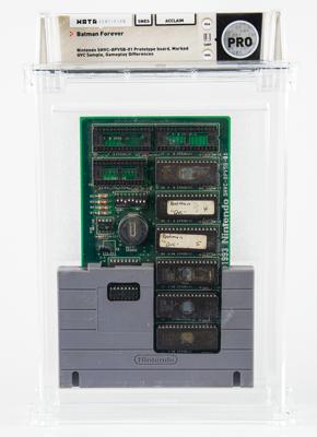 Lot #8053 Batman Forever - Super Nintendo (SNES) 'QVC Sample' Prototype Video Game - Wata PRO - Image 1