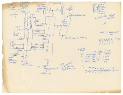 Lot #8001 Steve Jobs Handwritten Technical Instructions and Annotated Schematics (1971) - Image 3