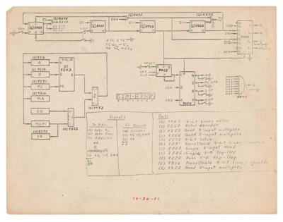 Lot #8001 Steve Jobs Handwritten Technical Instructions and Annotated Schematics (1971) - Image 4