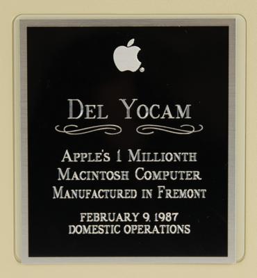 Lot #8018 Del Yocam's One Millionth Macintosh Plus - Image 3