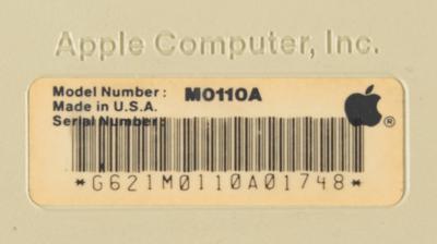 Lot #8018 Del Yocam's One Millionth Macintosh Plus - Image 4