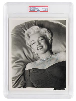 Lot #759 Marilyn Monroe Signed Photograph in Her Breakthrough Year