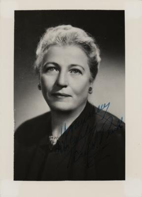 Lot #456 Pearl S. Buck Signed Photograph