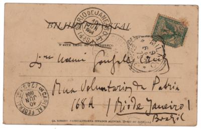 Lot #645 Giacomo Puccini Signed Postcard - Image 2