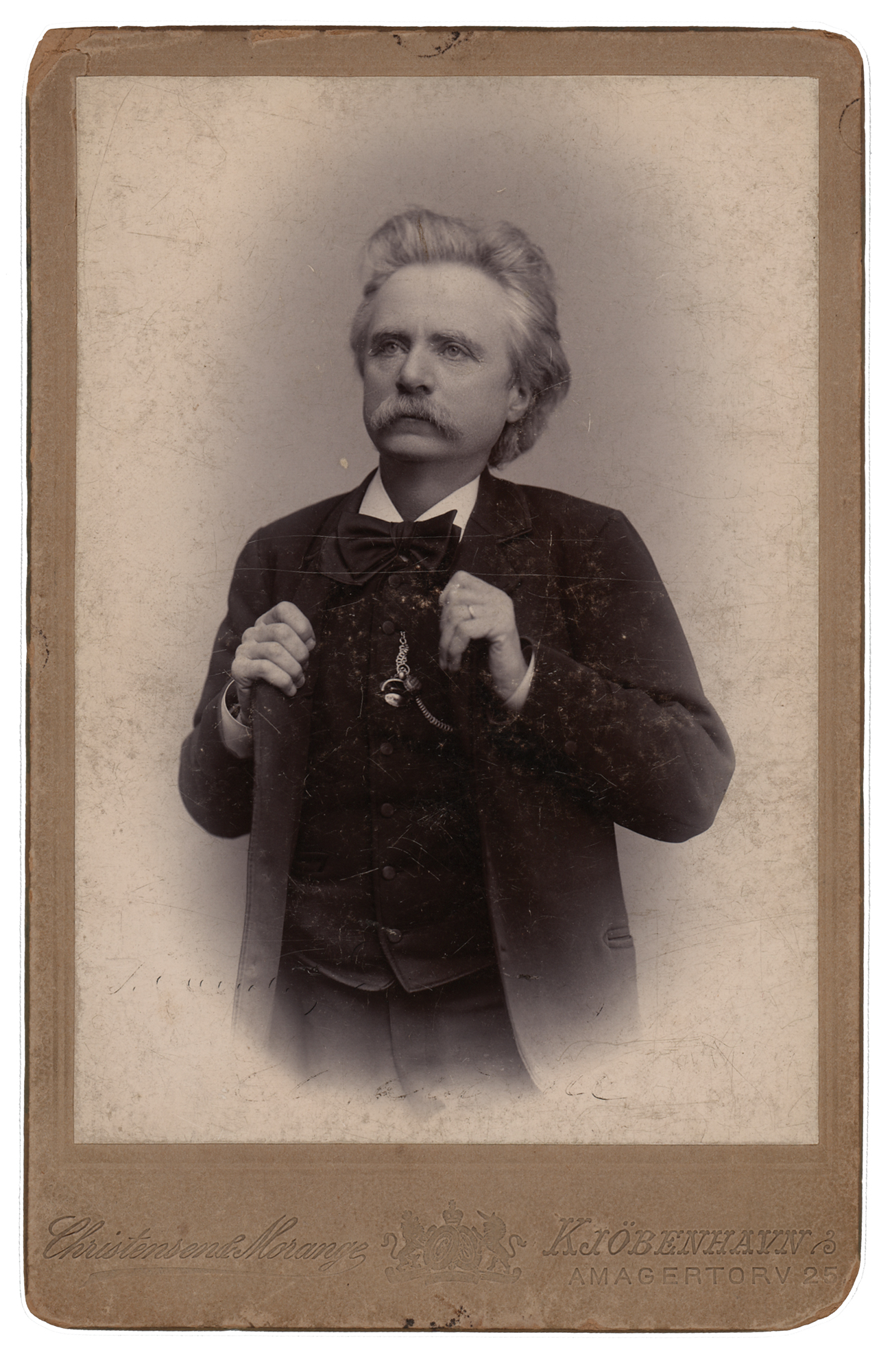 Lot #533 Edvard Grieg Signed Photograph