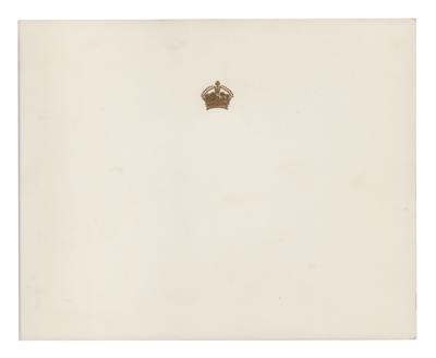 Lot #168 Elizabeth, Queen Mother Signed Christmas Card (1981) - Image 2