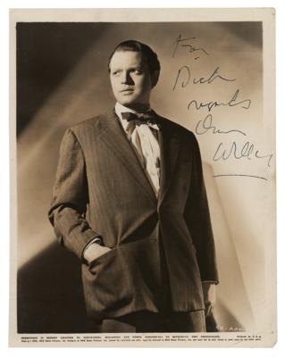 Lot #770 Orson Welles Signed Photograph