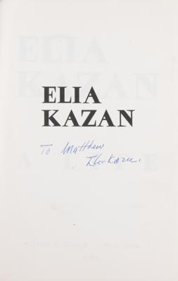 Lot #838 Elia Kazan Signed Book - Image 2