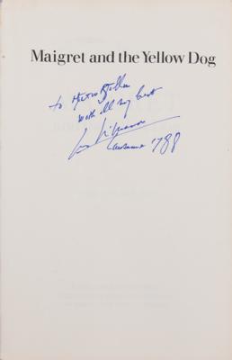 Lot #498 Georges Simenon (2) Signed Books - Image 3