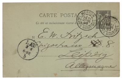 Lot #534 Edvard Grieg Autograph Letter Signed - Image 2