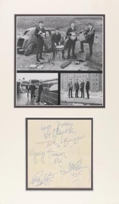 Lot #570 Beatles Signatures (Pre-Invasion, Mid-1963)