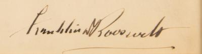 Lot #97 Franklin D. Roosevelt Signed Sketch - Image 3