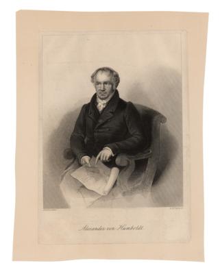 Lot #186 Alexander von Humboldt Autograph Letter Signed - Image 2