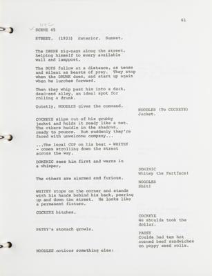 Lot #863 Once Upon a Time in America Shooting Script - Image 3