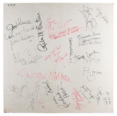 Lot #761 Joan Rivers Late Show Guest Boards (200+) Signatures - Image 3