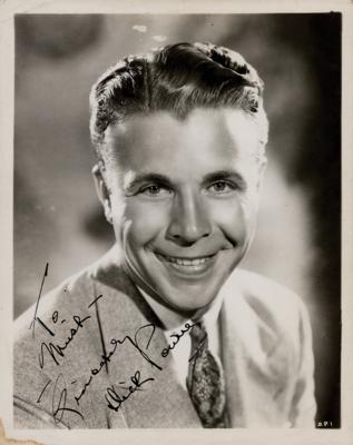 Lot #869 Dick Powell Signed Photograph - Image 1