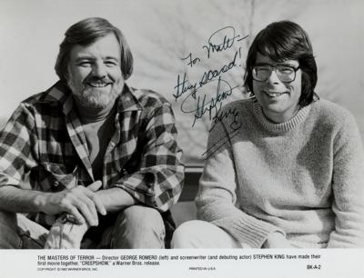 Lot #477 Stephen King Signed Photograph