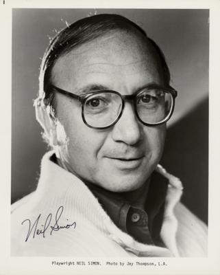 Lot #499 Neil Simon (2) Signed Photographs - Image 1